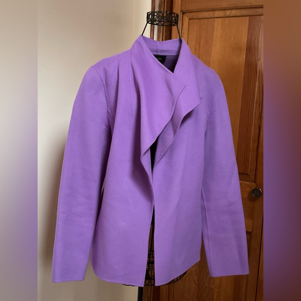 Talbots purple free fall Blazer, Medium - Picture 3 of 7
